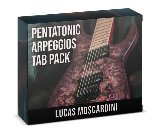 Pentatonic Arpeggios | Tab Pack | 10 Licks & Exercises